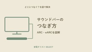 サウンドバーのつなぎ方